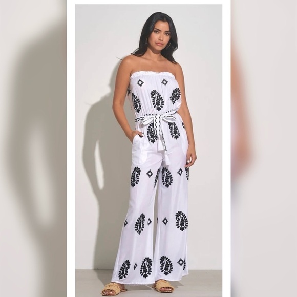 South Moon Under Pants - South Moon Under Juniper Blue Pant Jumpsuit